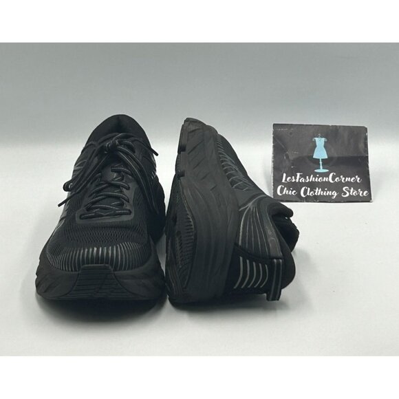 Hoka One One Women's Black Bondi 7 Wide Running Shoes Size 8.5 D 3077 - Picture 14 of 16